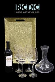 Ken Deis Wine & Glasses 187//280